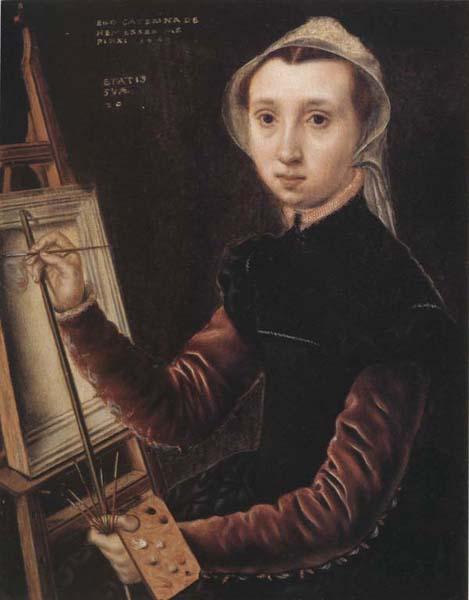 Catharina Van Hemessen Self-Portrait oil painting image